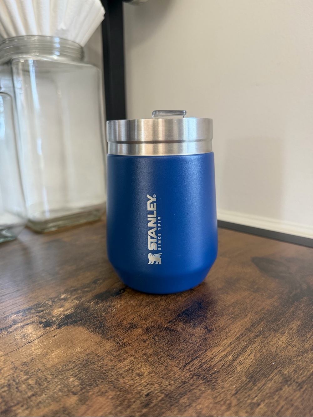 Stanley Blue 10 oz Travel Tumbler with Lid